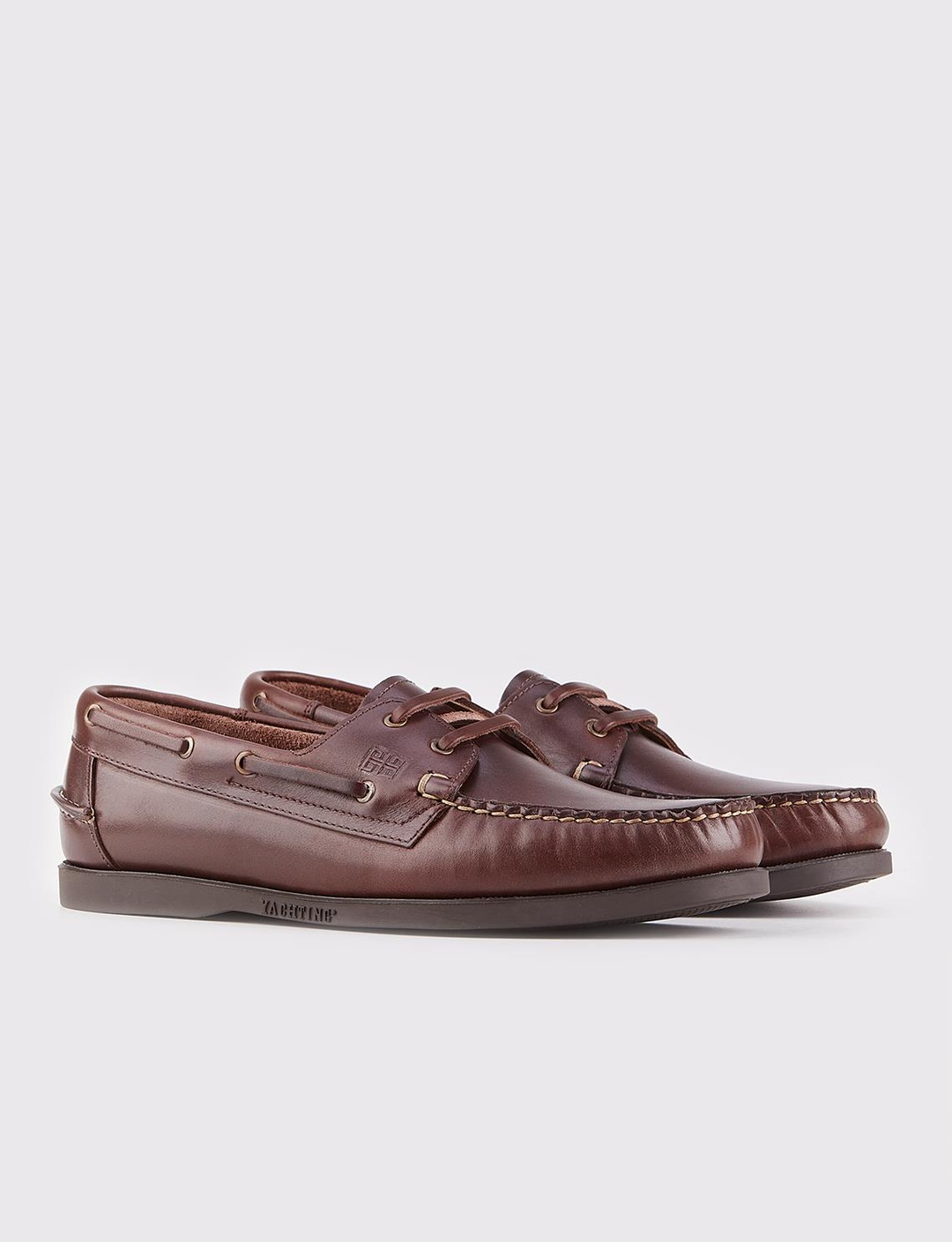 Hakiki Deri Bağcıklı Kahverengi Erkek Günlük Ayakkabı