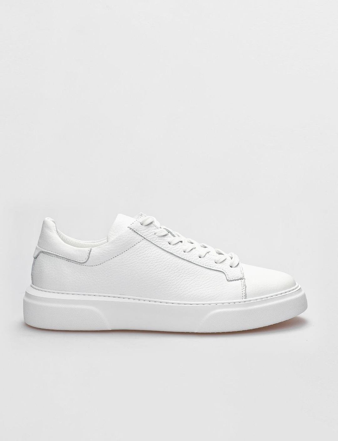 Hakiki Deri Beyaz Erkek Ayakkabı