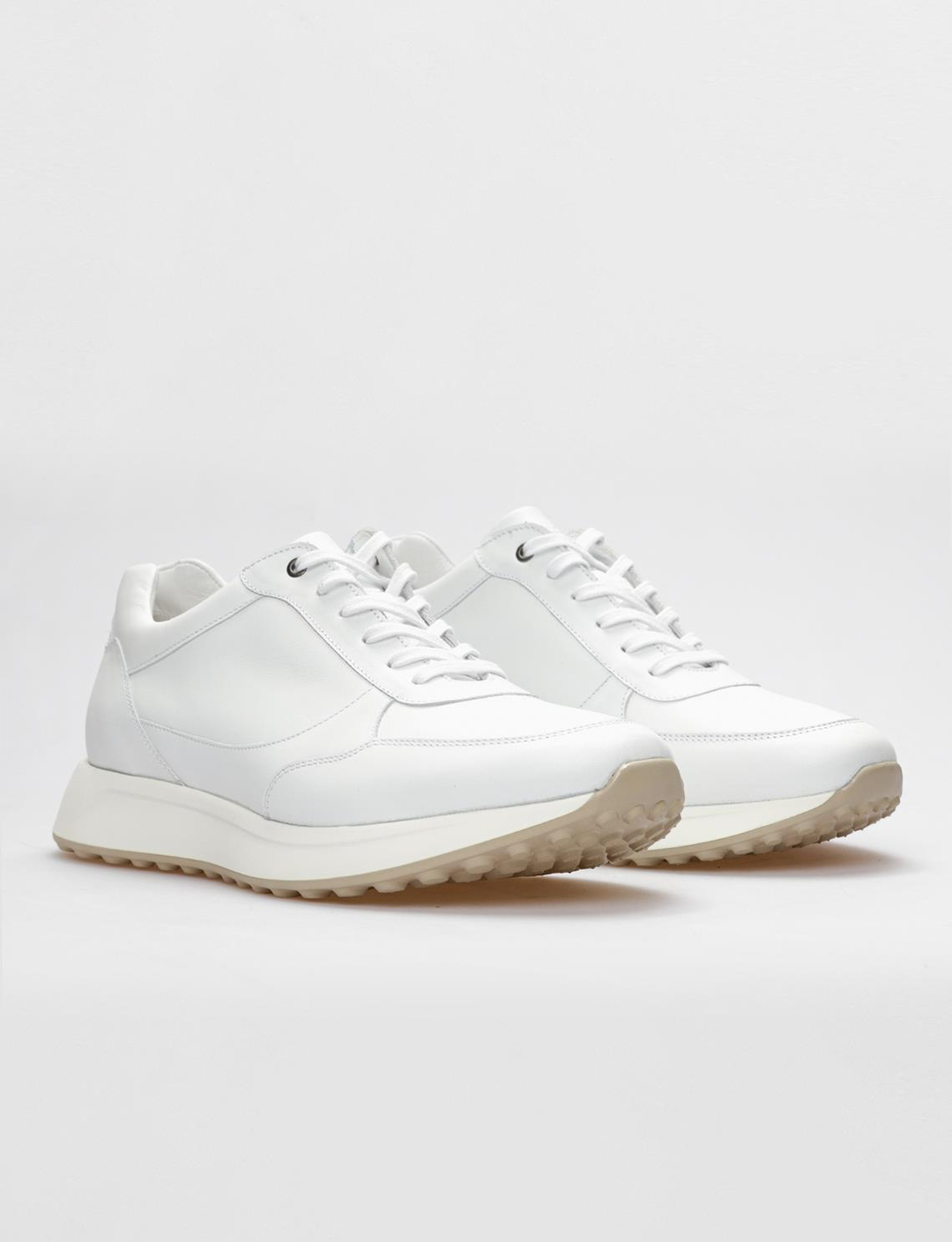 Hakiki Deri Beyaz Erkek Ayakkabı