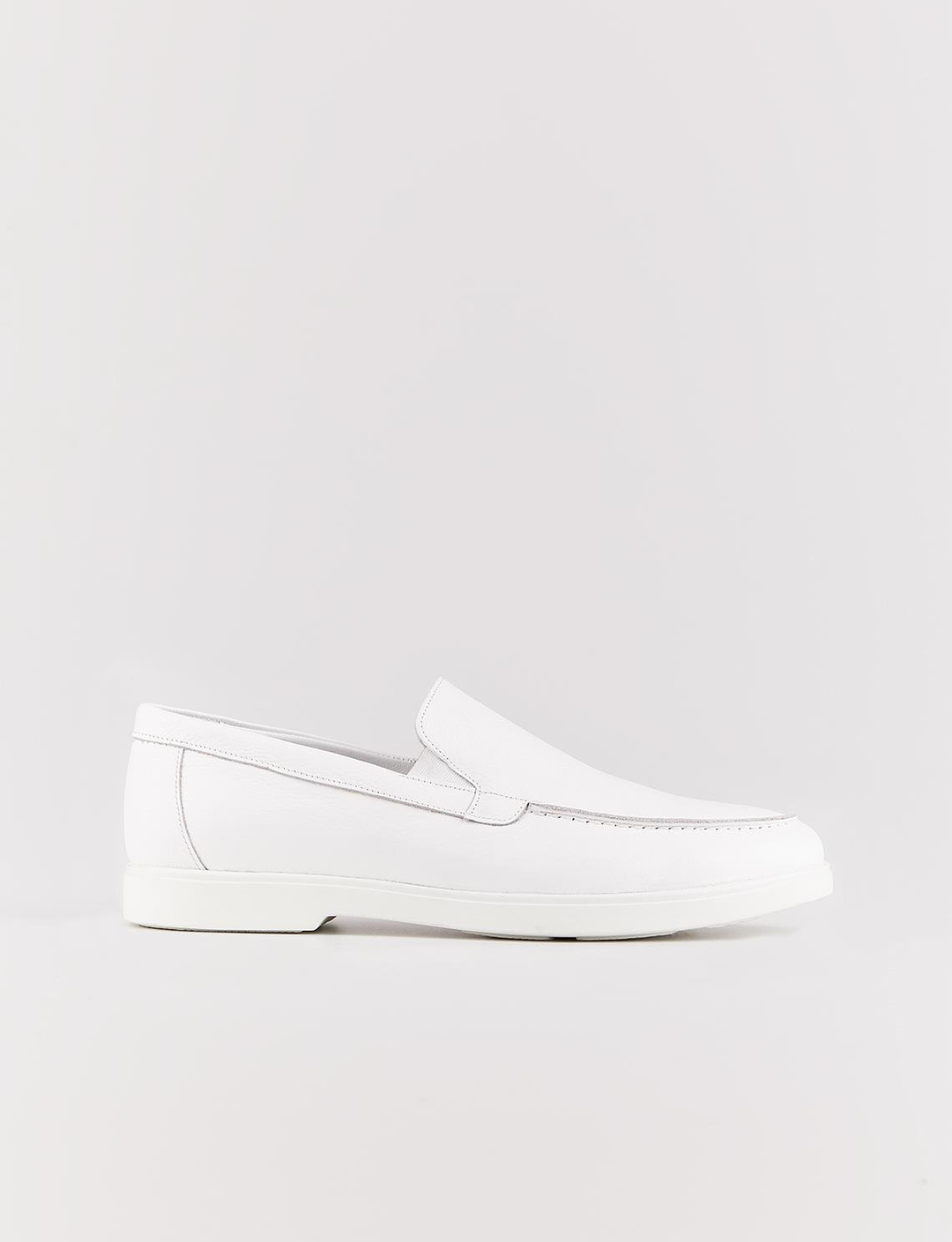 Hakiki Deri Beyaz Erkek Günlük Ayakkabı