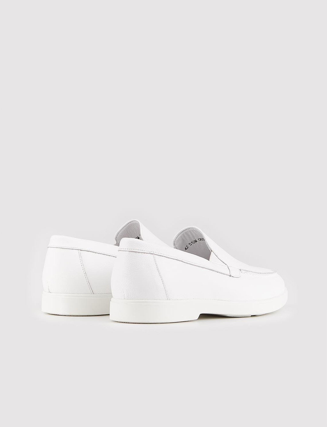 Hakiki Deri Beyaz Erkek Günlük Ayakkabı