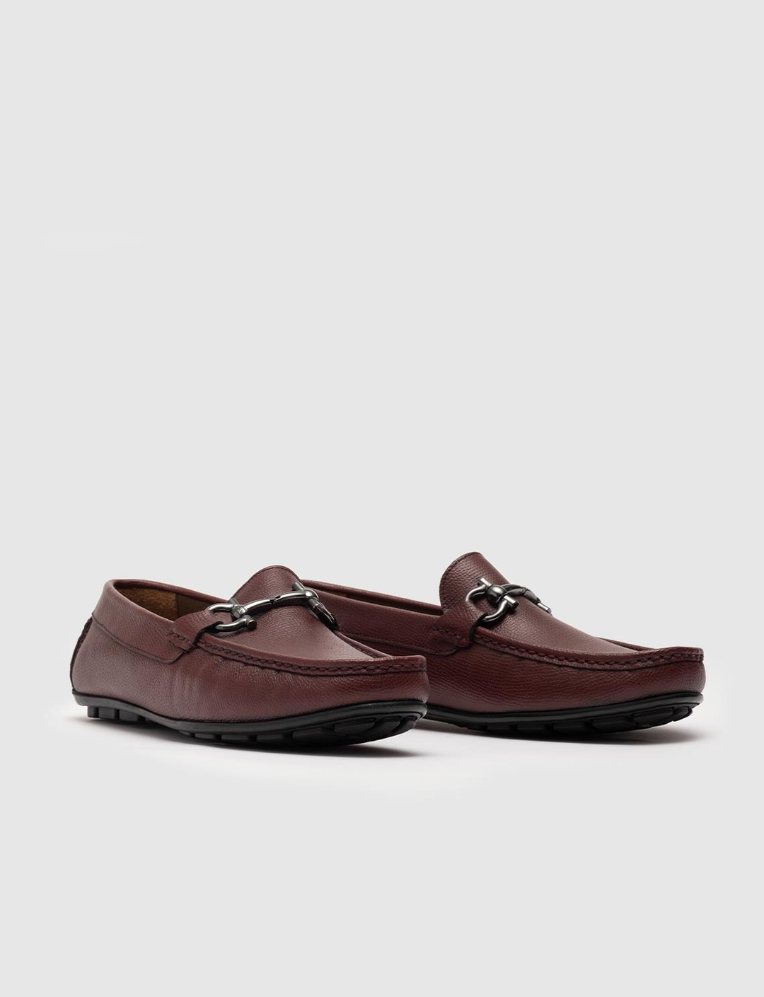 Hakiki Deri Bordo Erkek Loafer