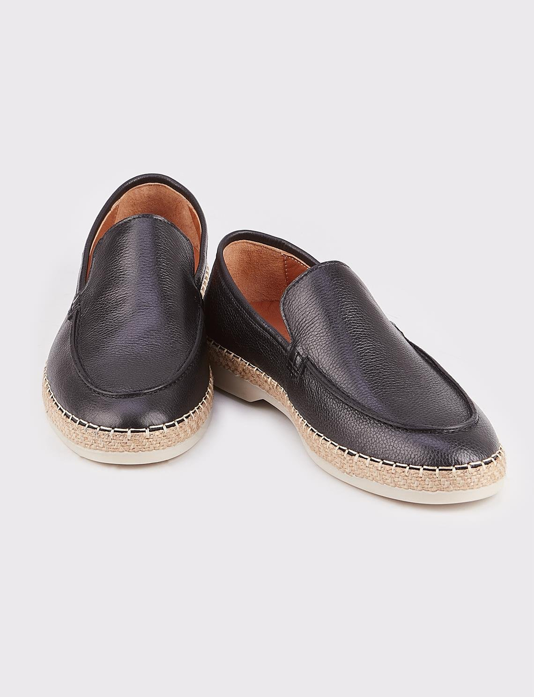 Hakiki Deri Erkek Günlük Siyah Ayakkabı