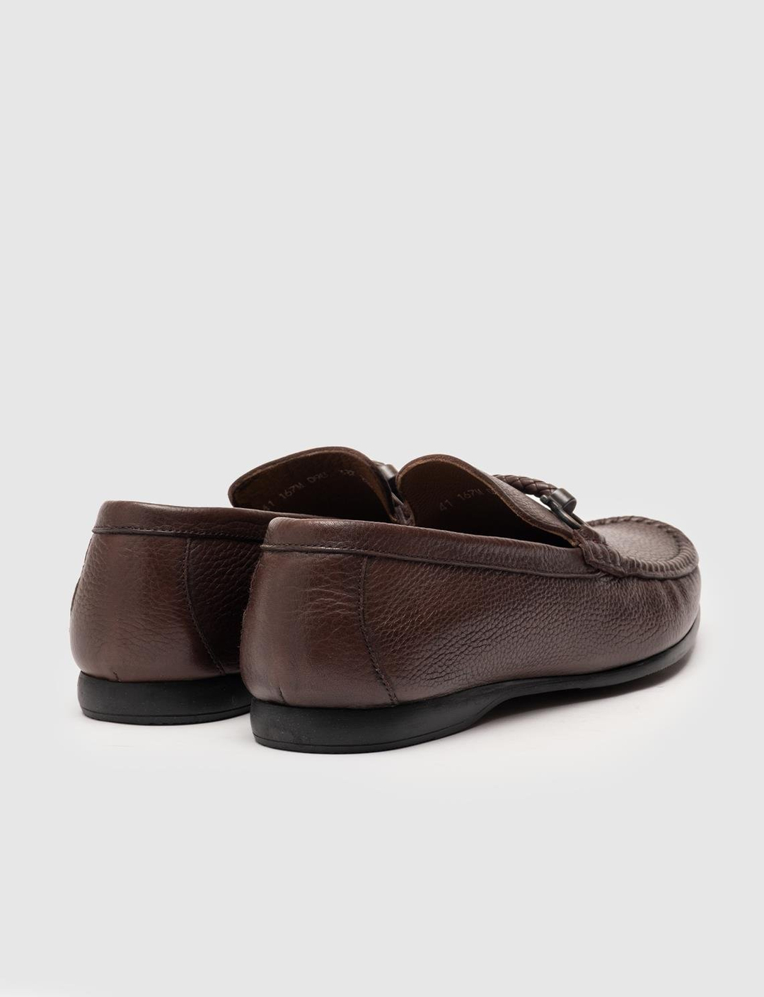 Hakiki Deri Erkek Kahverengi Loafer Ayakkabı