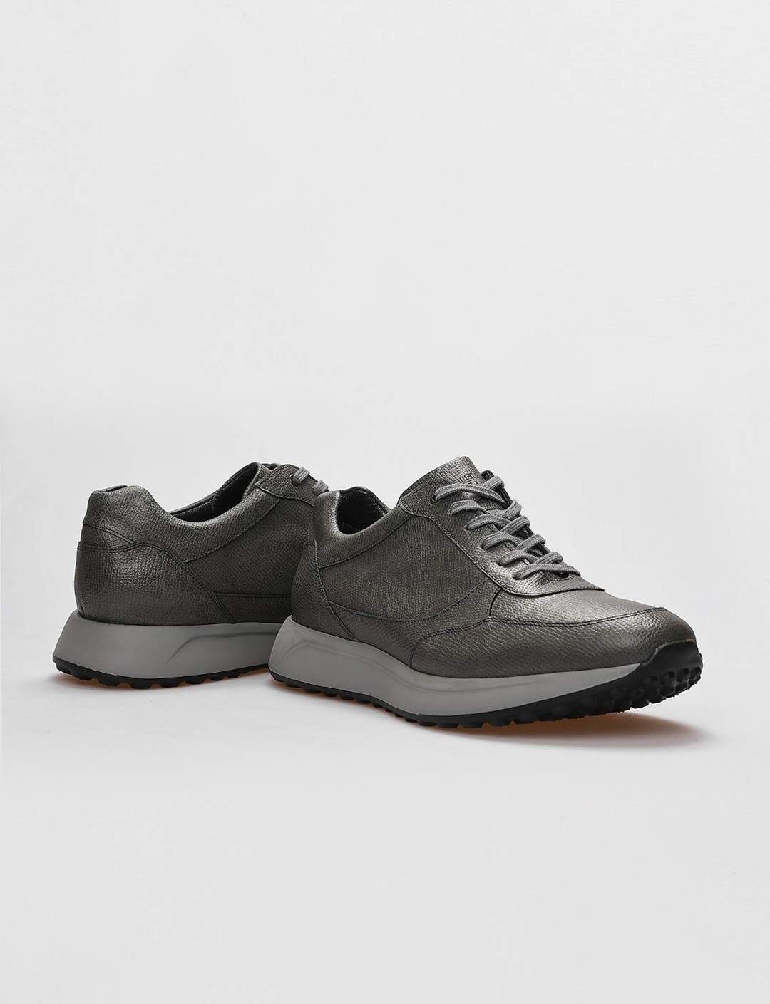 Hakiki Deri Gri Erkek Ayakkabı