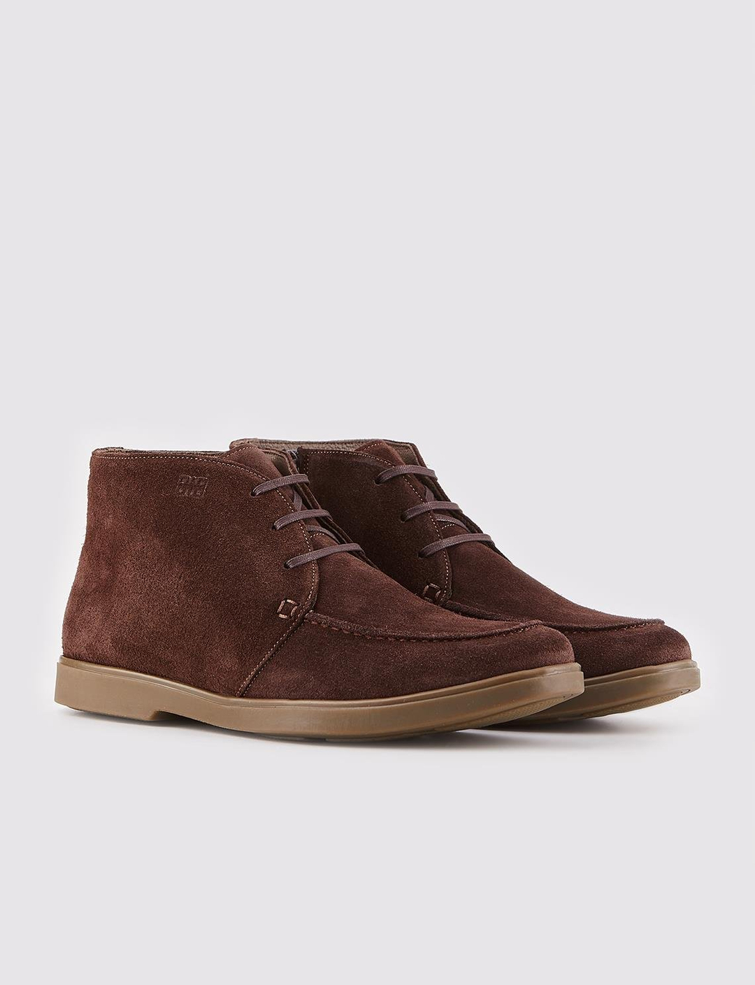 Men Brown Suede Genuine Leather Chukka Boots