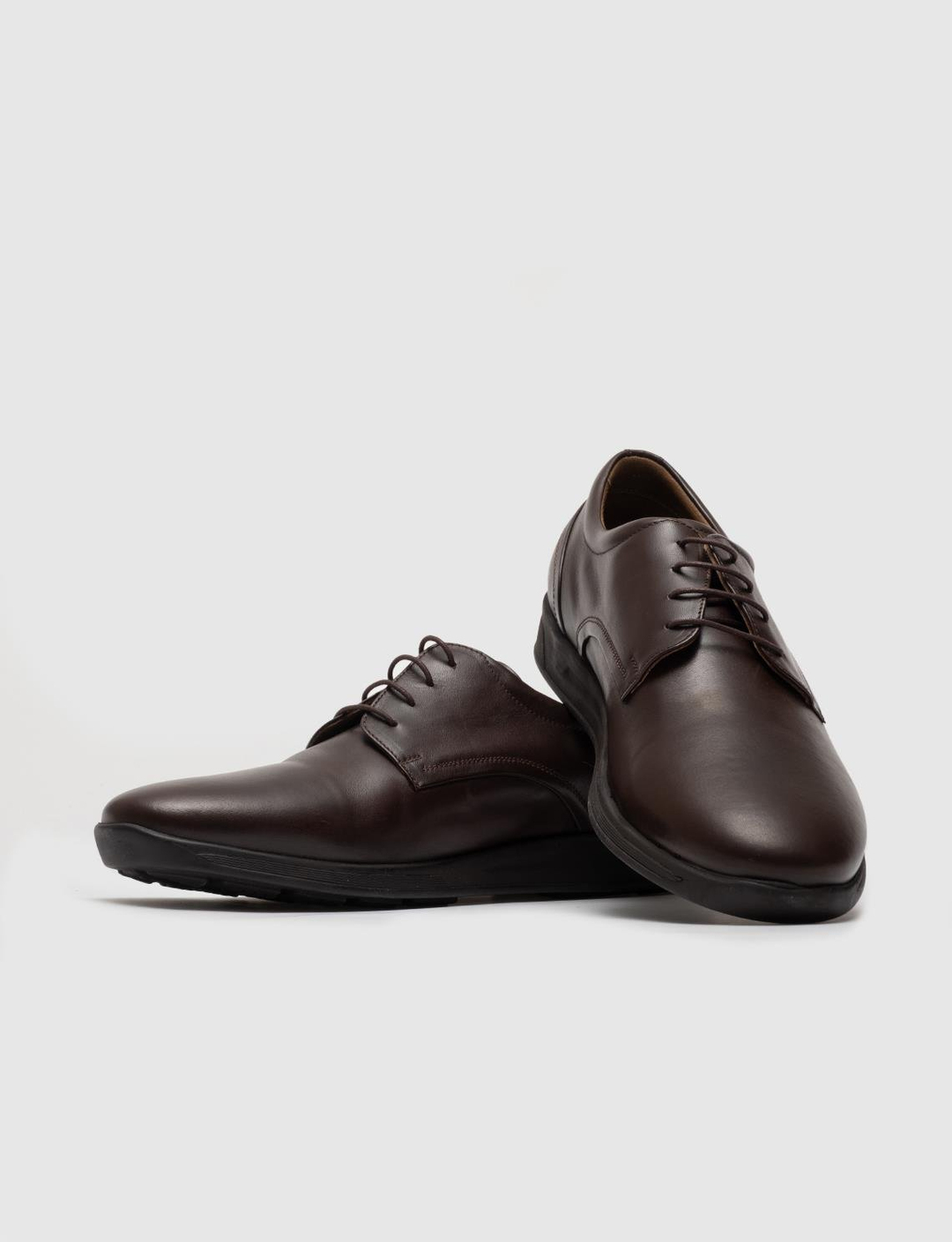 Hakiki Deri Kahverengi Bağcıklı Erkek Günlük Ayakkabı