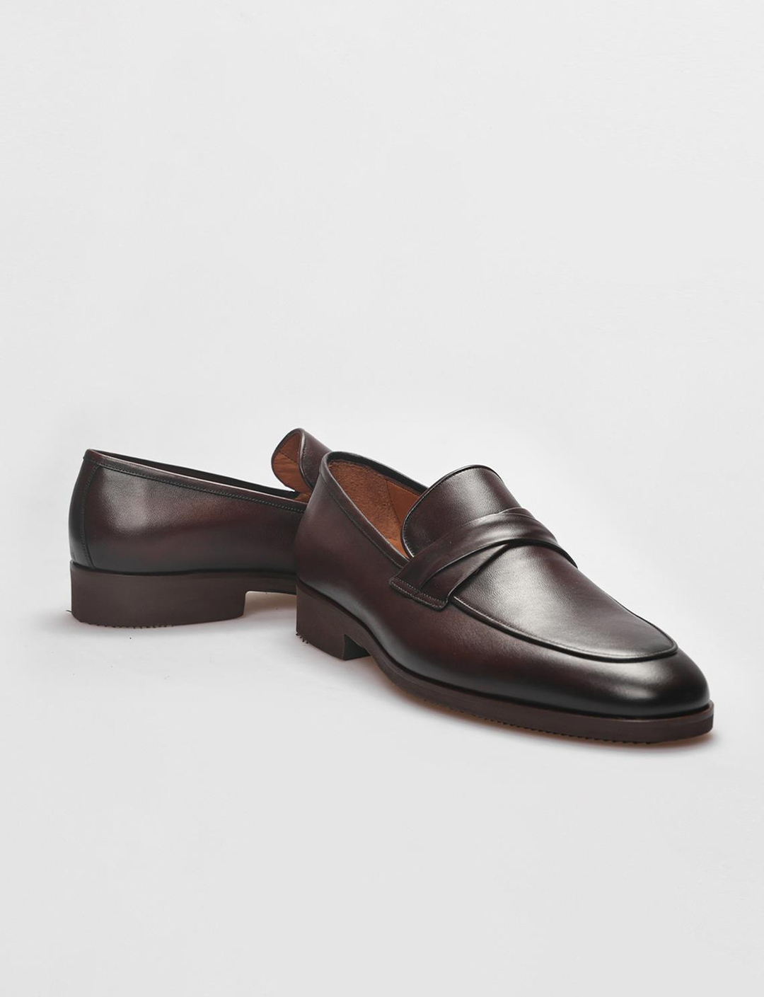 Hakiki Deri Kahverengi Erkek Ayakkabı