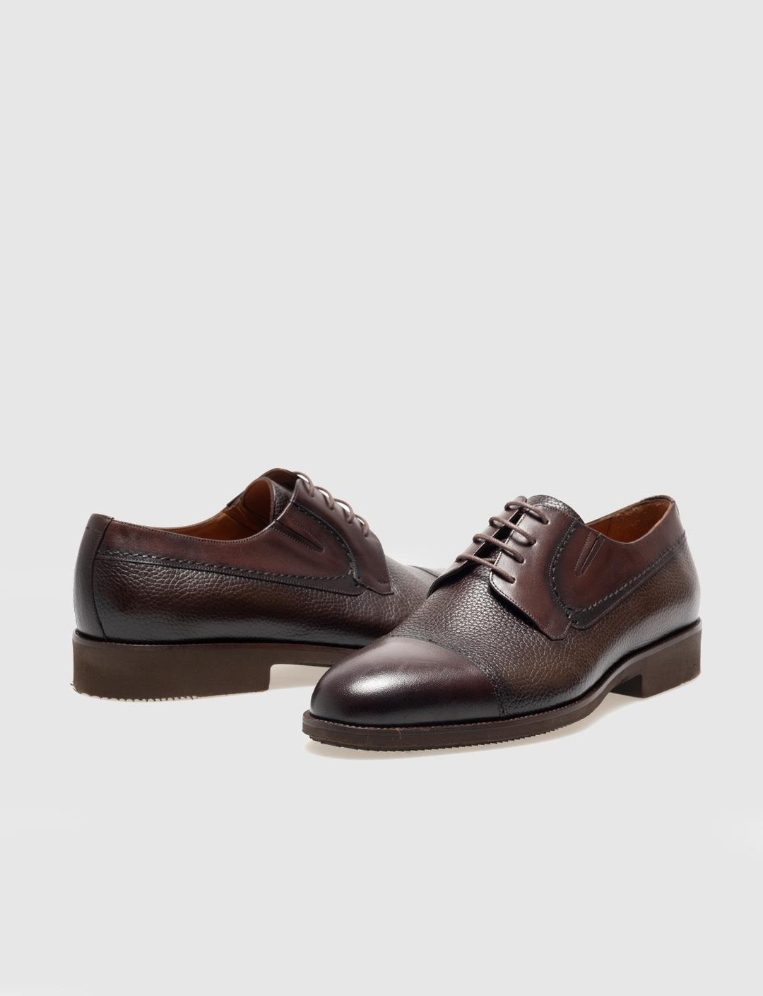 Hakiki Deri Kahverengi Erkek Ayakkabı