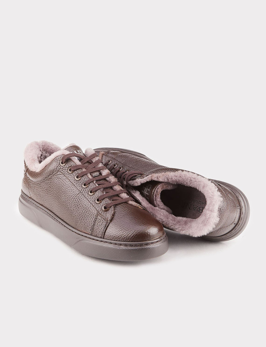 Hakiki Deri Kahverengi Erkek Ayakkabı