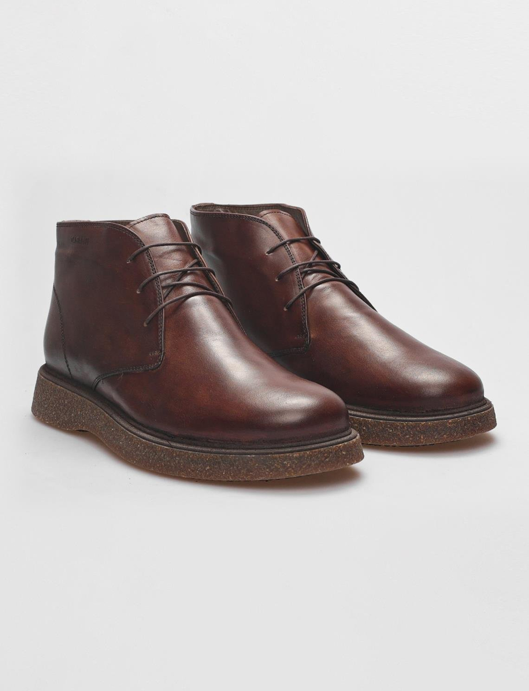 Hakiki Deri Kahverengi Erkek Bot
