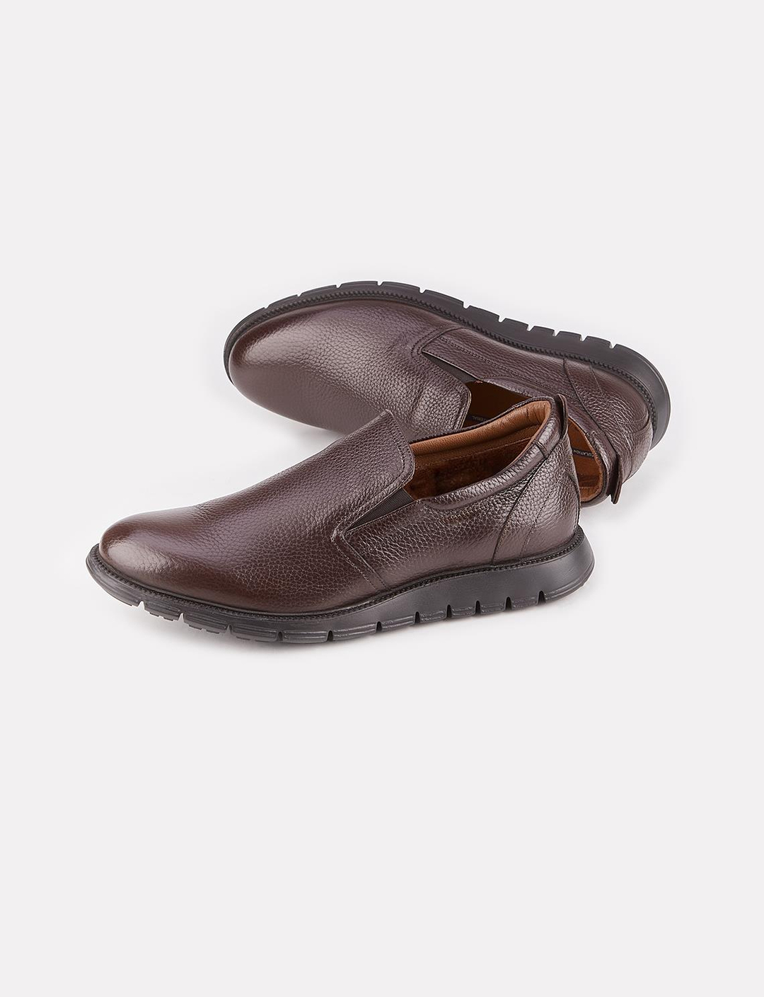 Hakiki Deri Kahverengi Erkek Günlük Ayakkabı