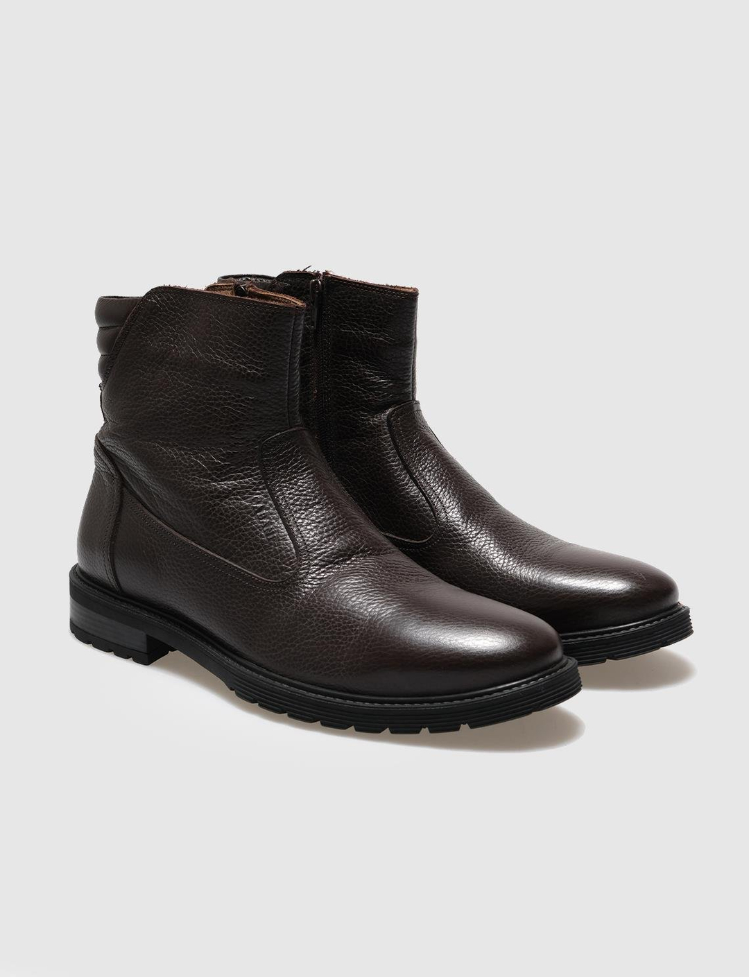 Hakiki Deri Kahverengi Erkek Günlük Bot