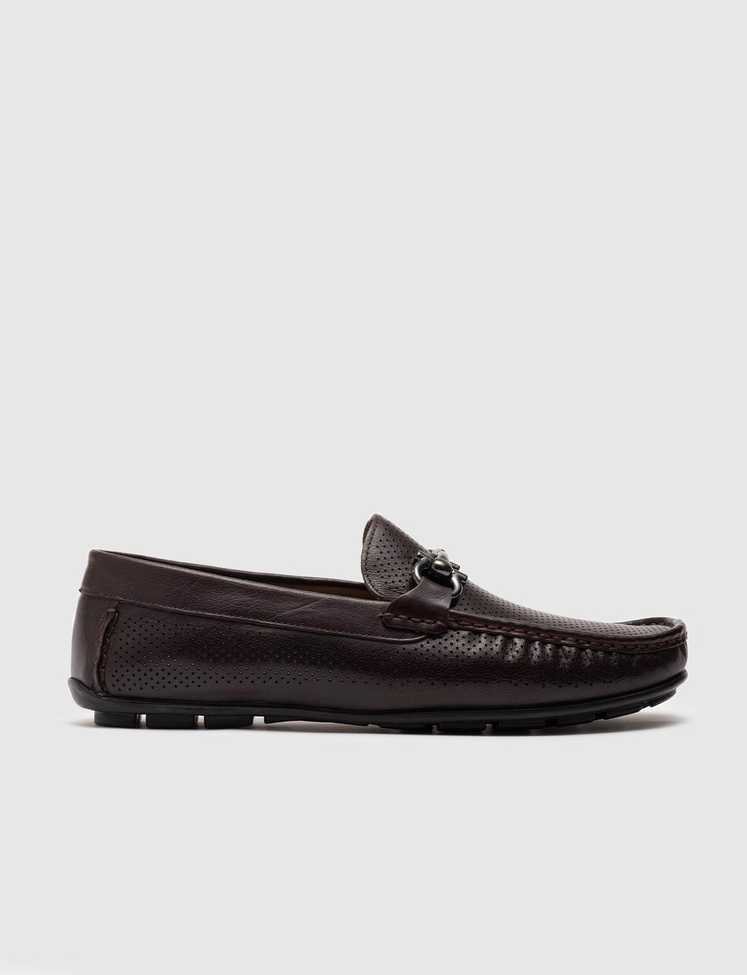 Genuine Leather Brown Men Shoes