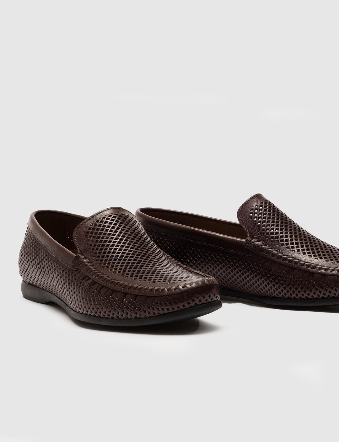 Hakiki Deri Kahverengi Erkek Loafer