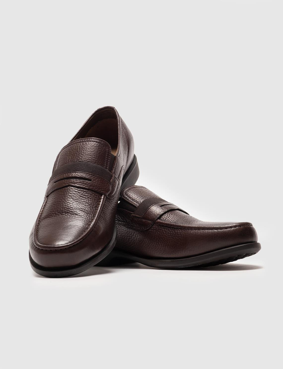 Hakiki Deri Kahverengi Erkek Loafer Günlük Ayakkabı