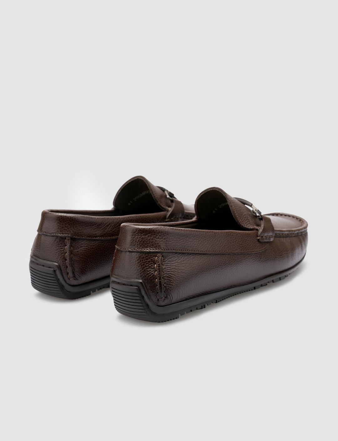 Hakiki Deri Kahverengi Toka Detaylı Erkek Loafer