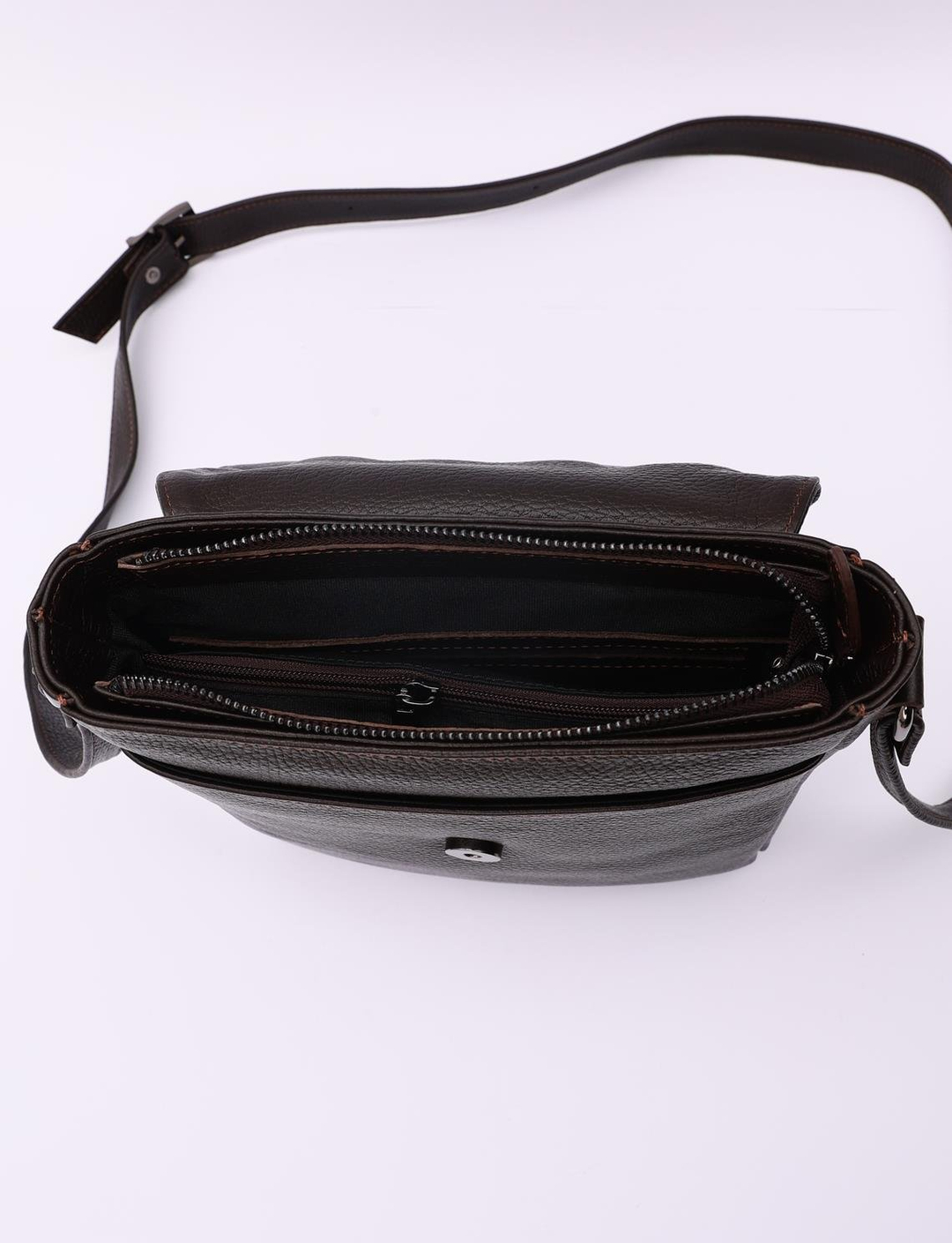 Hakiki Deri Kahverengi Unisex Çanta