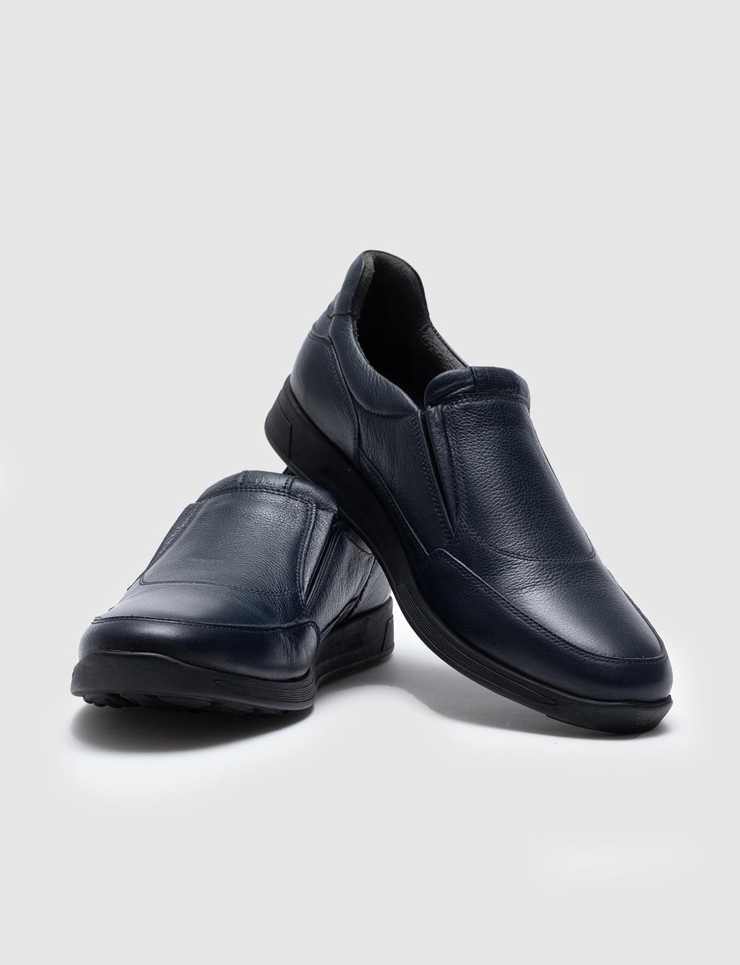 Hakiki Deri Lacivert Erkek Ayakkabı