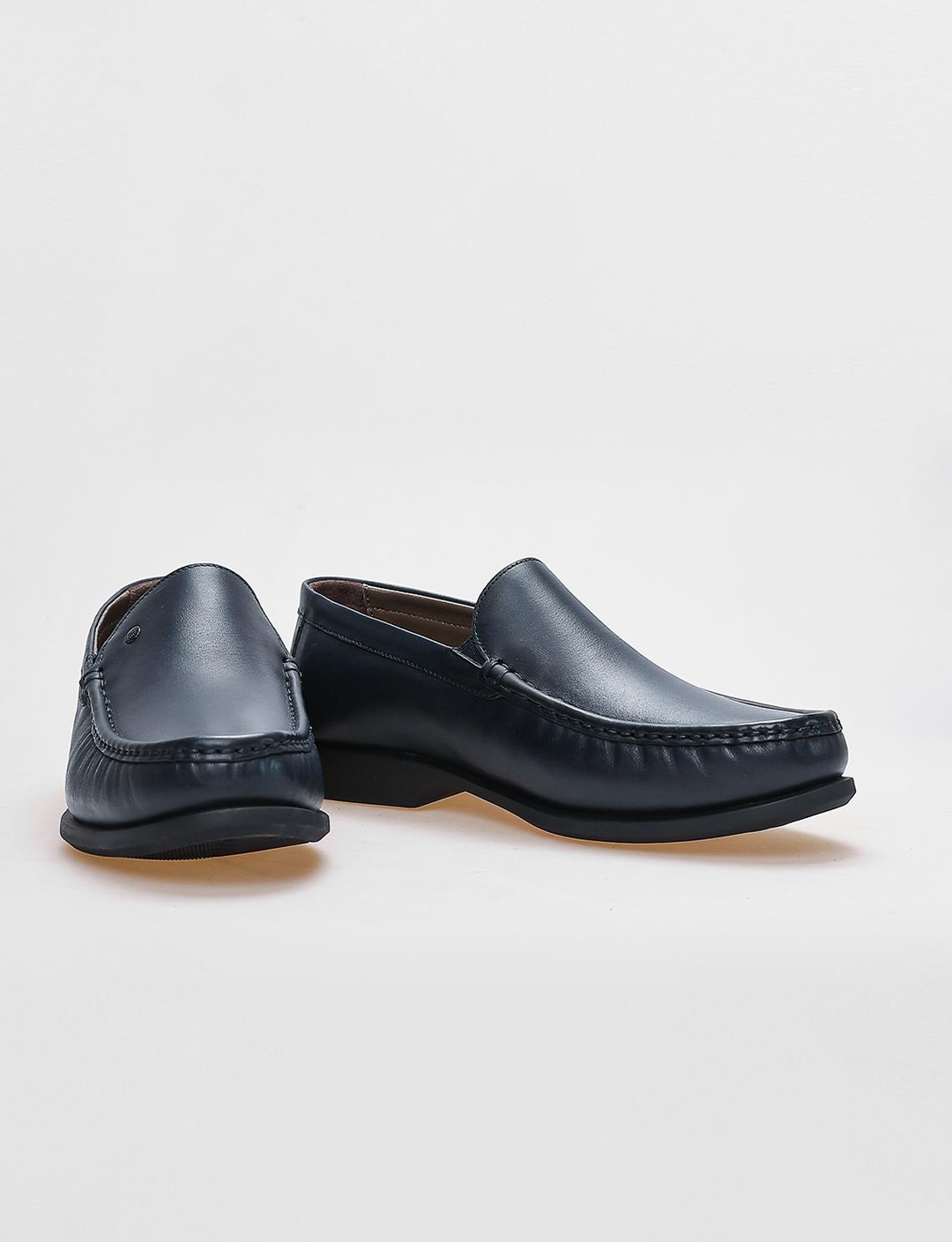 Hakiki Deri Lacivert Erkek Ayakkabı