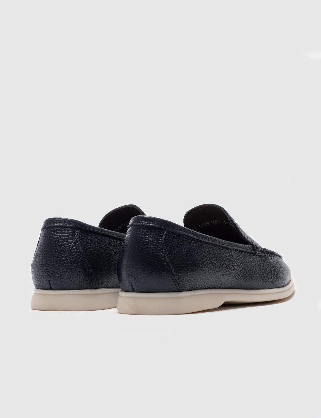 Hakiki Deri Lacivert Erkek Günlük Ayakkabı