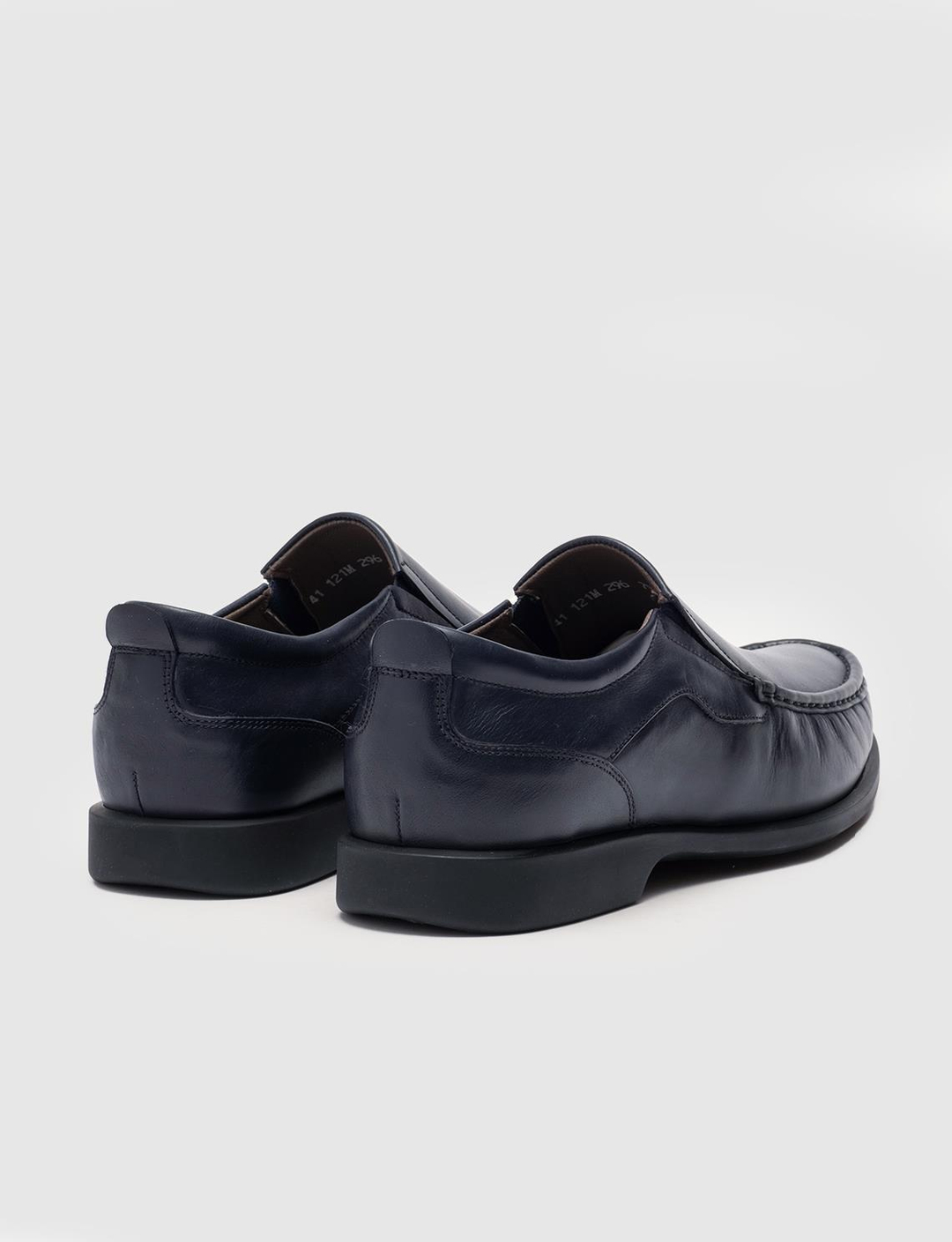 Hakiki Deri Lacivert Erkek Günlük Ayakkabı
