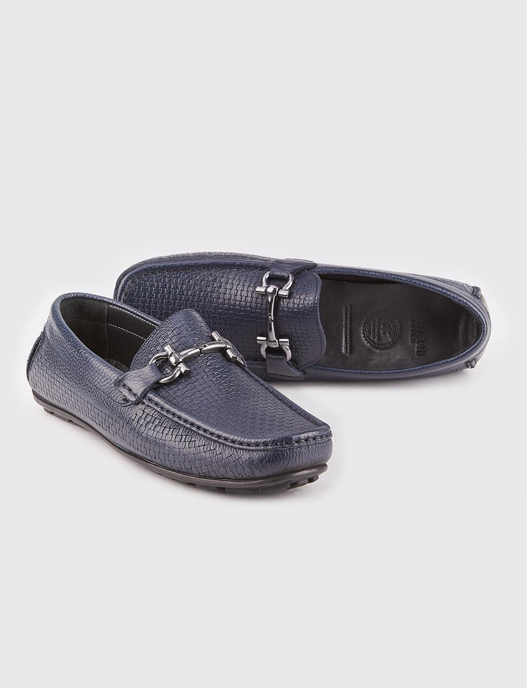 Hakiki Deri Lacivert Erkek Loafer