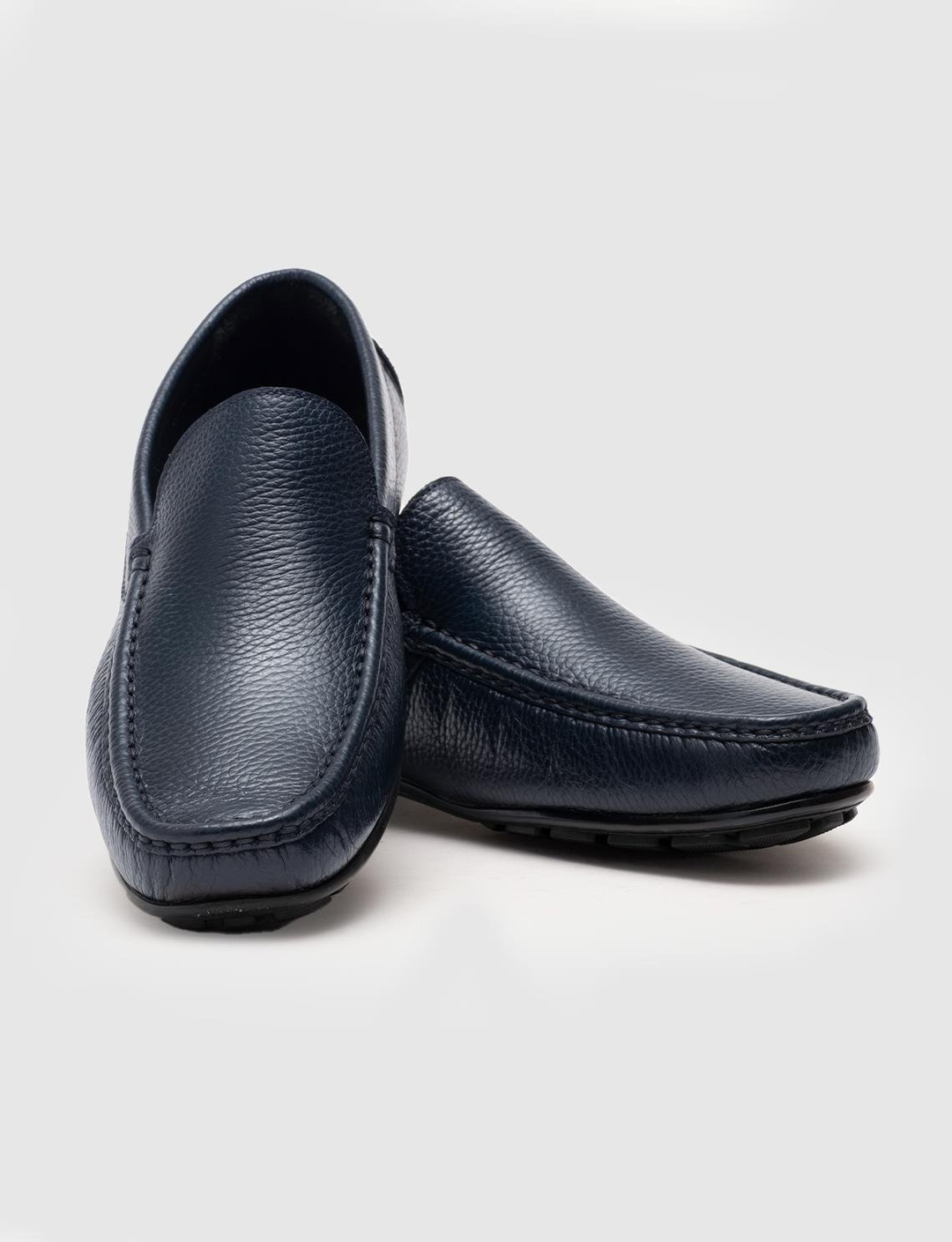 Hakiki Deri Lacivert Erkek Loafer