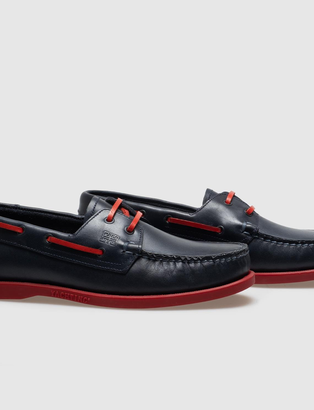 Genuine Leather Navy Blue Women Shoes