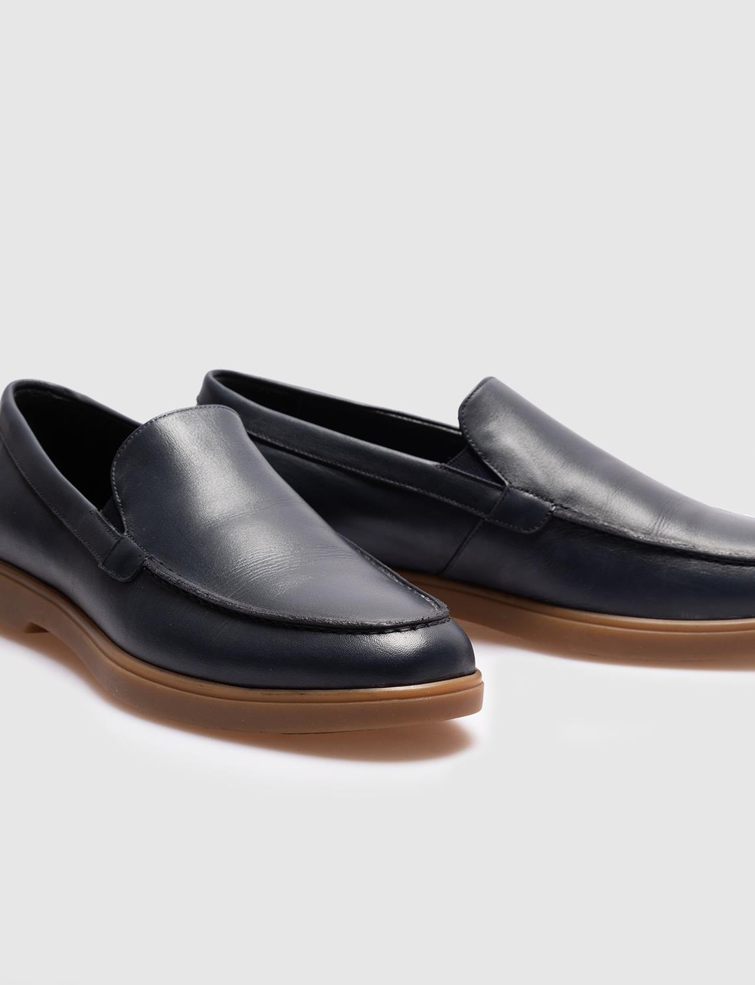 Hakiki Deri Lacivert Klasik Erkek Günlük Ayakkabı