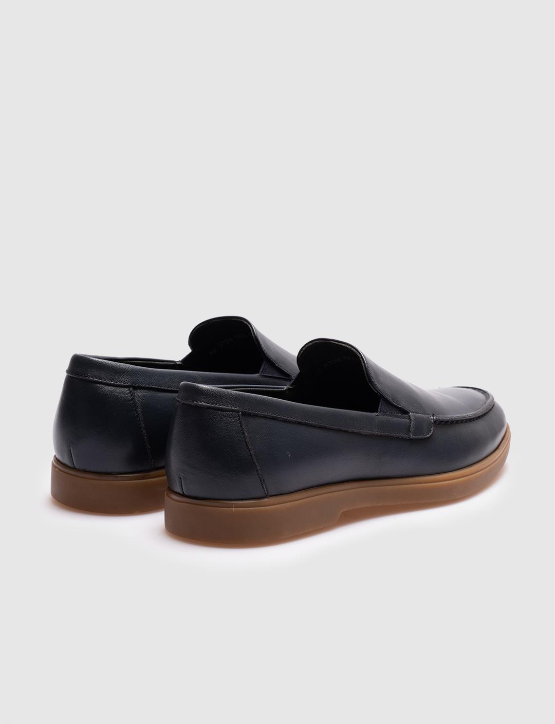 Hakiki Deri Lacivert Klasik Erkek Günlük Ayakkabı