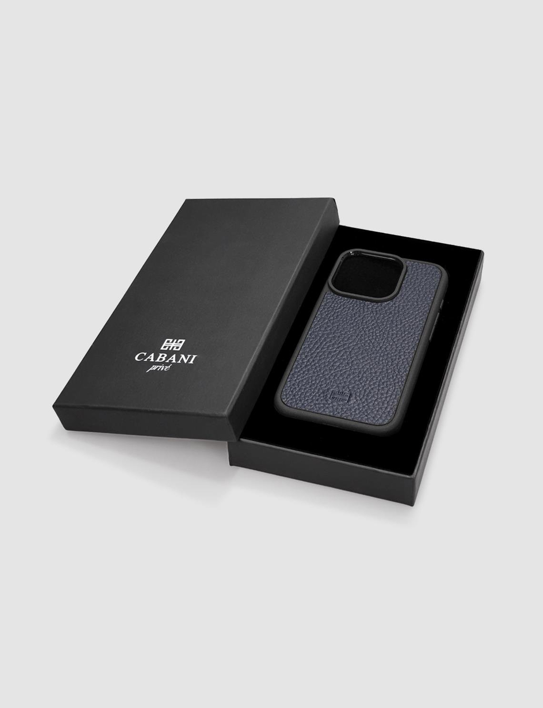 Hakiki Deri Lacivert Unisex Telefon Kılıfı