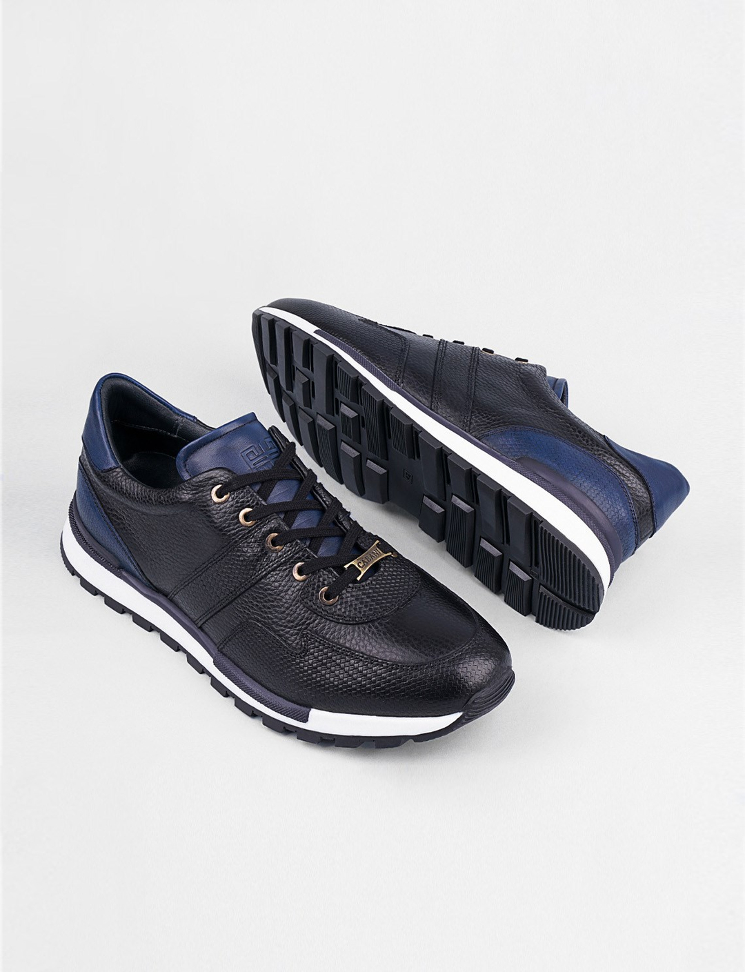 Hakiki Deri Siyah Bağcıklı Erkek Günlük Ayakkabı