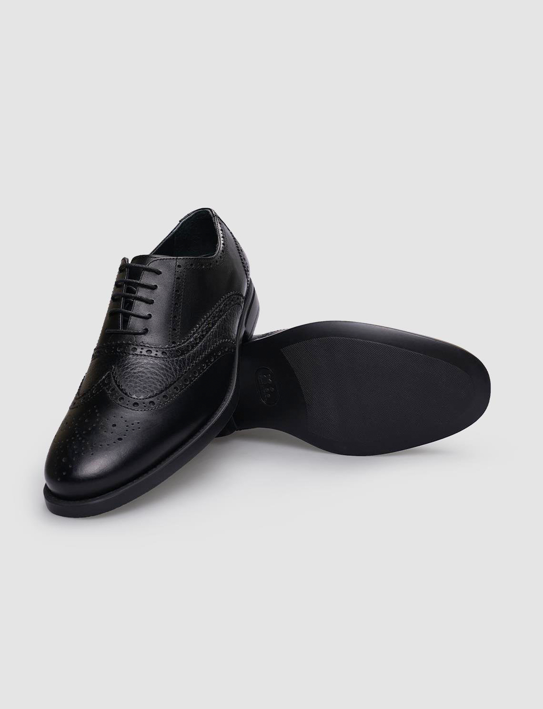 Hakiki Deri Siyah Bağcıklı Erkek Günlük Ayakkabı