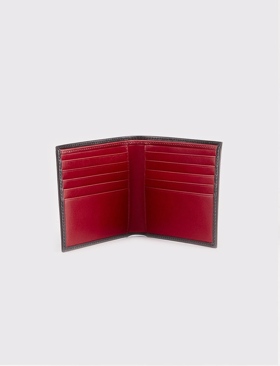 Hakiki Deri Siyah Dikişli Erkek Cüzdan