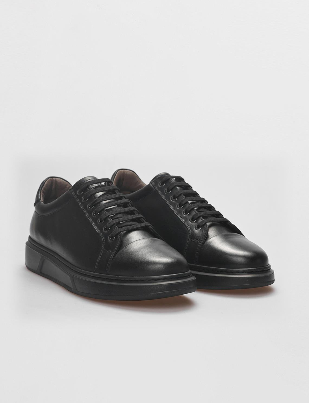 Hakiki Deri Siyah Erkek Ayakkabı