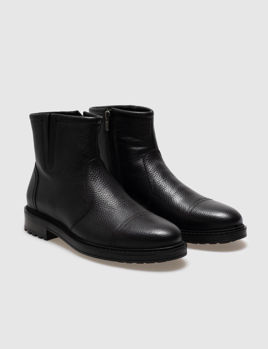 Hakiki Deri Siyah Erkek Ayakkabı