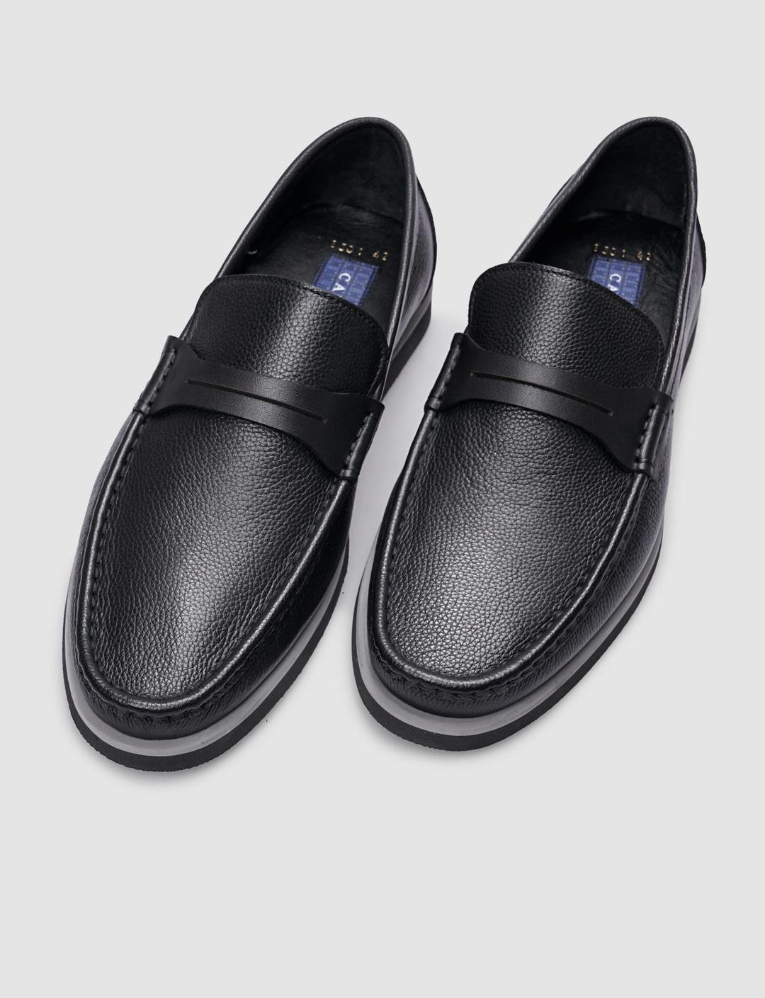 Hakiki Deri Siyah Erkek Ayakkabı