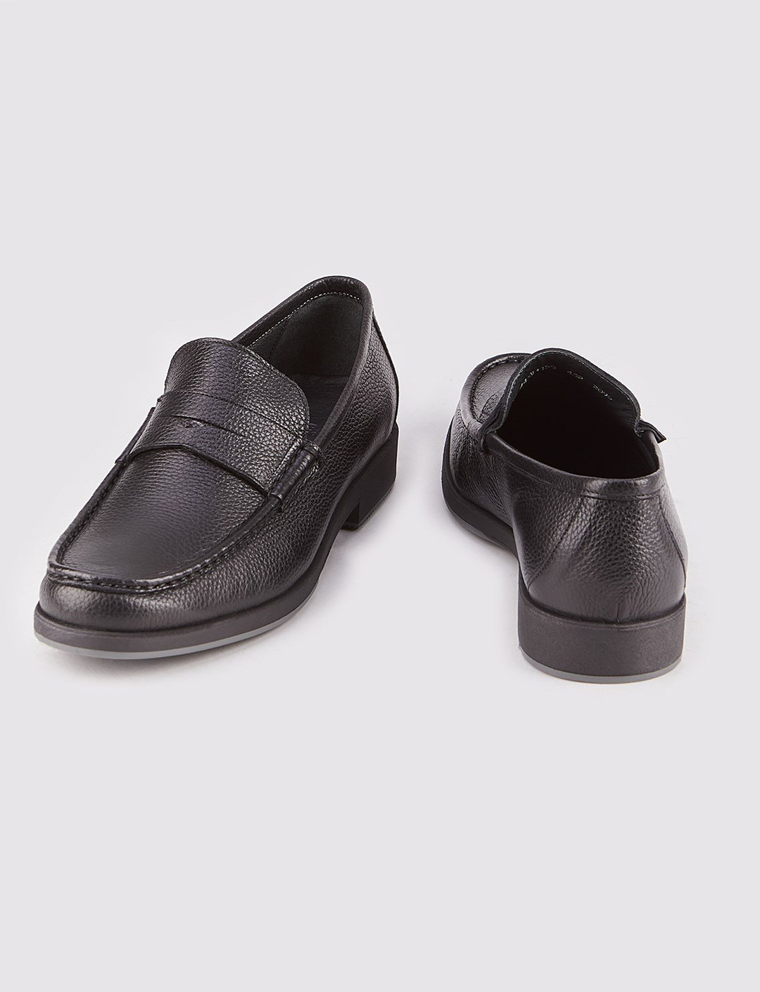 Hakiki Deri Siyah Erkek Ayakkabı