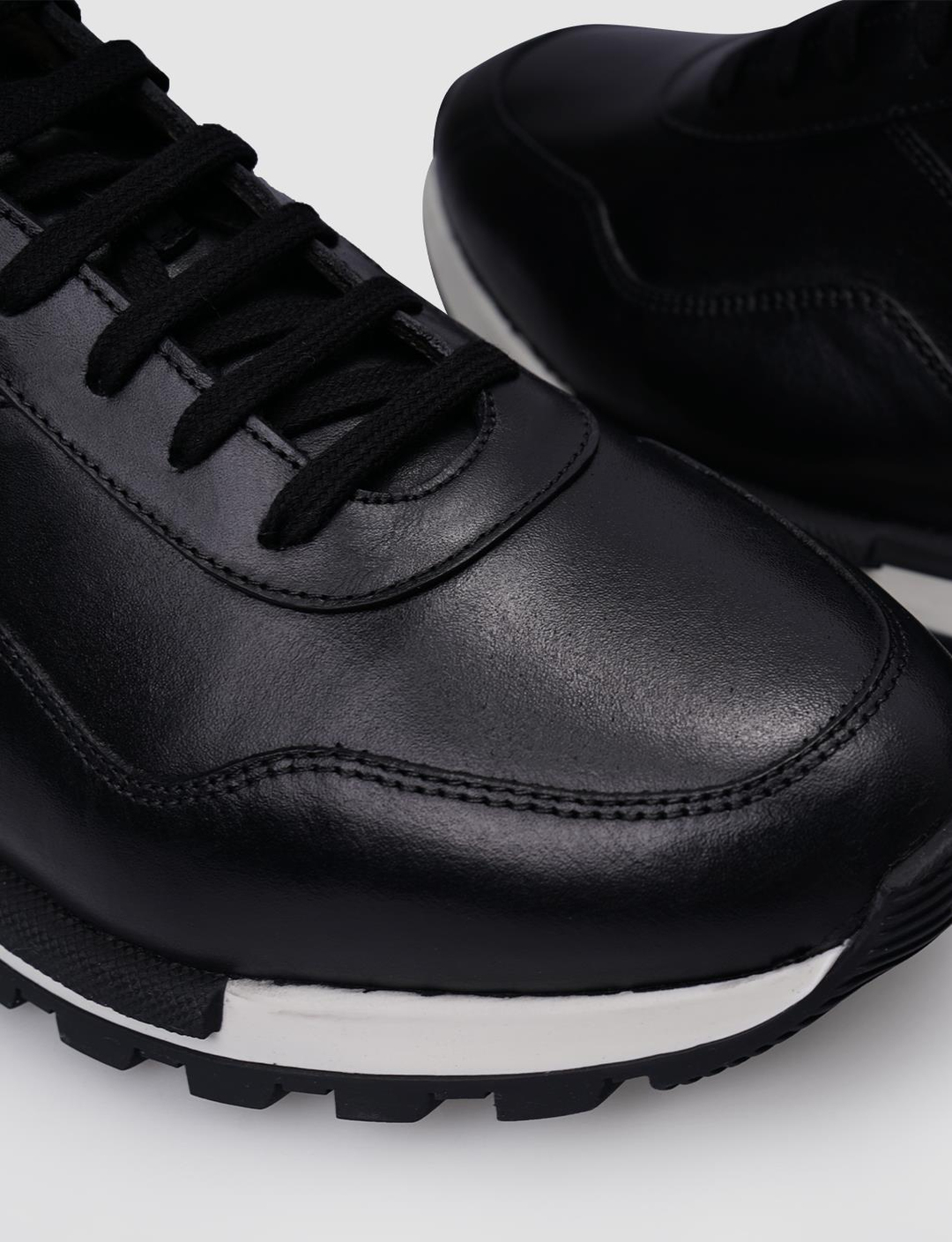 Hakiki Deri Siyah Erkek Ayakkabı