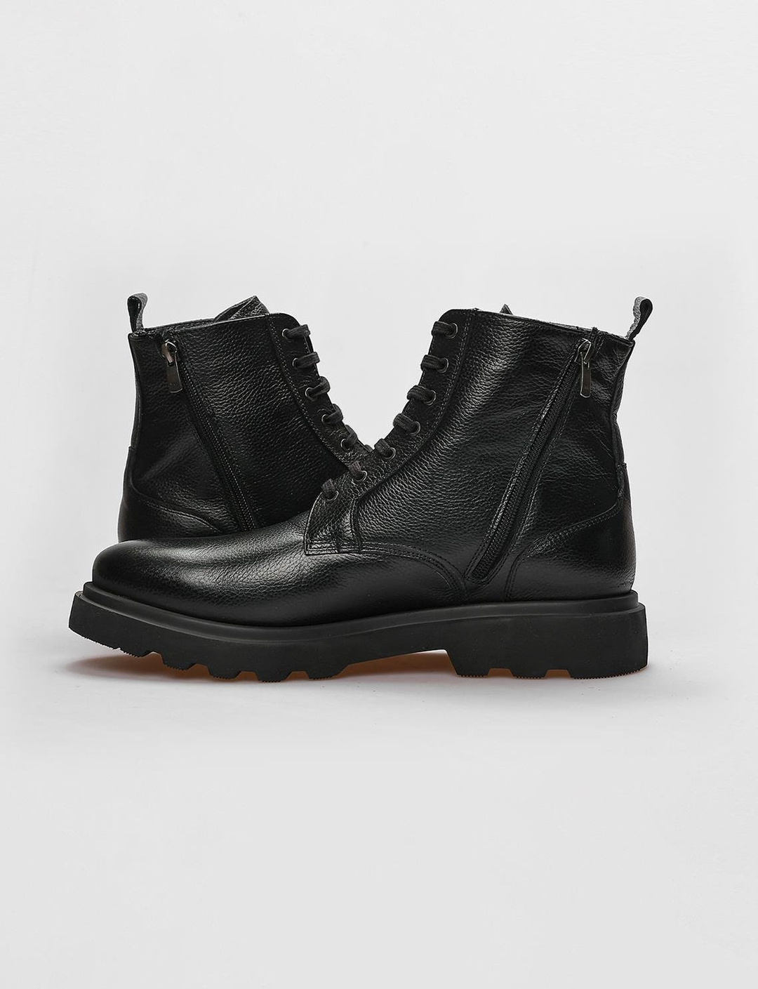 Hakiki Deri Siyah Erkek Bot