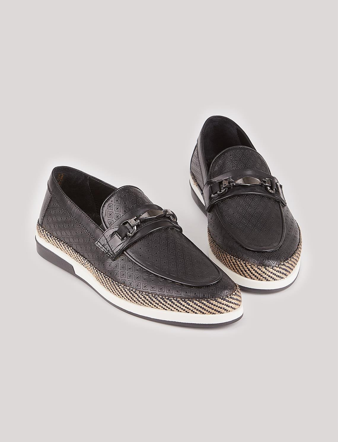 Hakiki Deri Siyah Erkek Günlük Ayakkabı