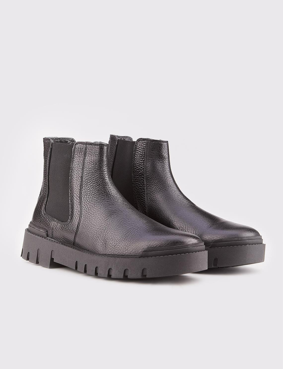 Hakiki Deri Siyah Erkek Günlük Bot