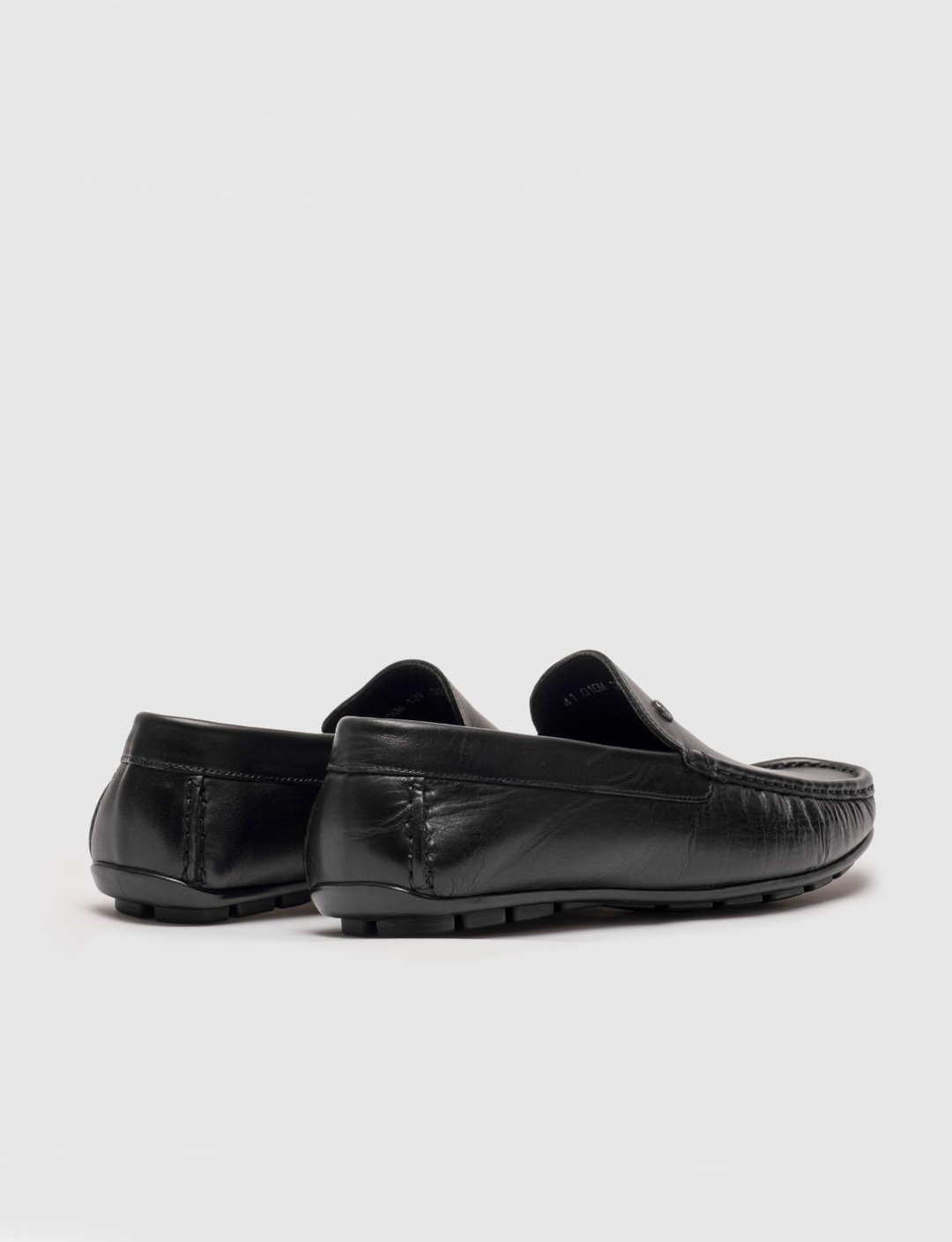 Hakiki Deri Siyah Erkek Loafer