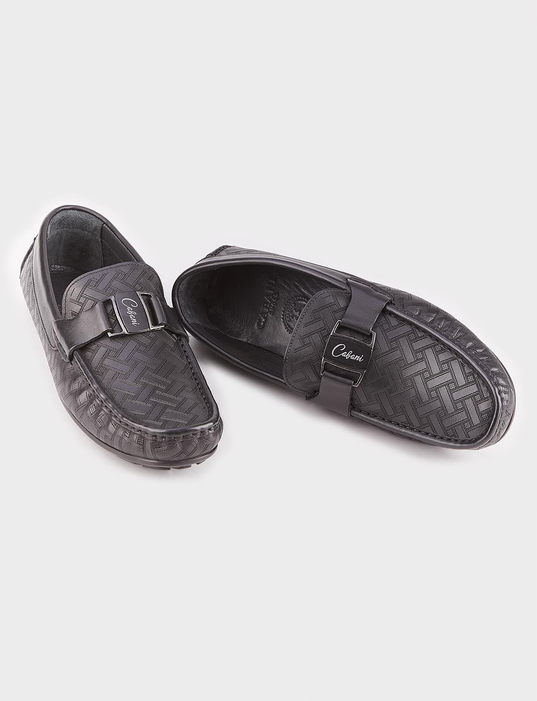 Hakiki Deri Siyah Erkek Loafer