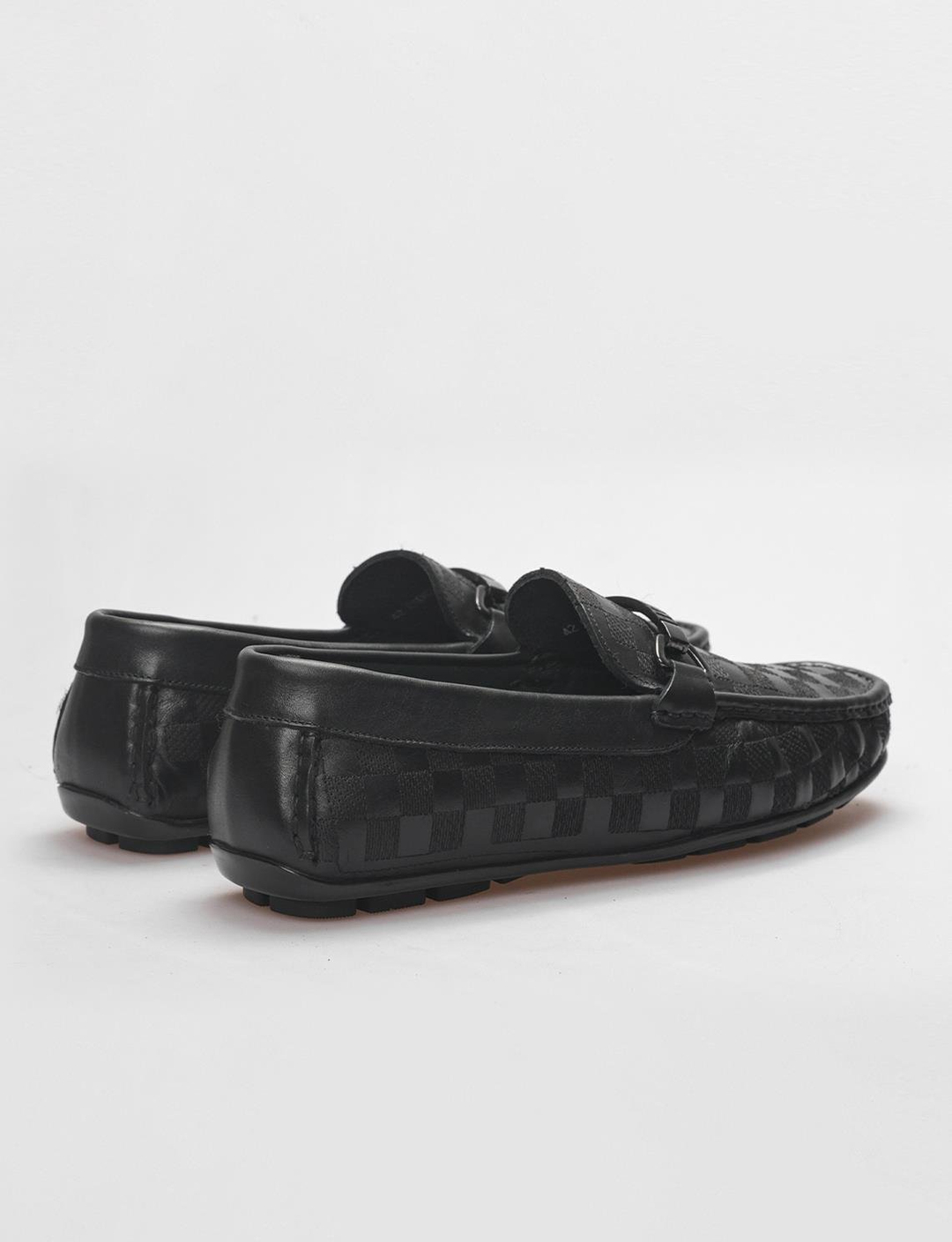 Hakiki Deri Siyah Erkek Loafer