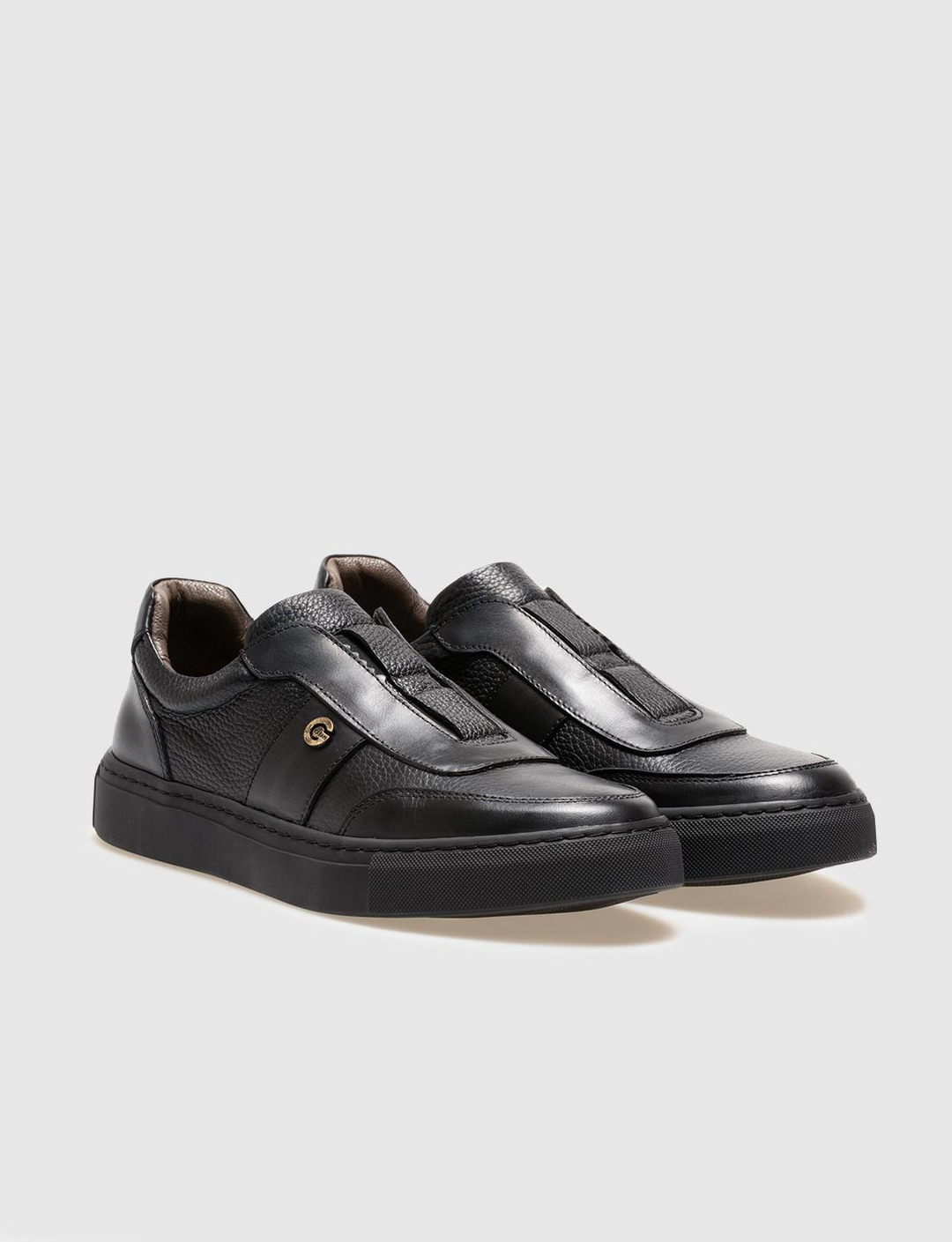 Hakiki Deri Siyah Erkek Spor Ayakkabı