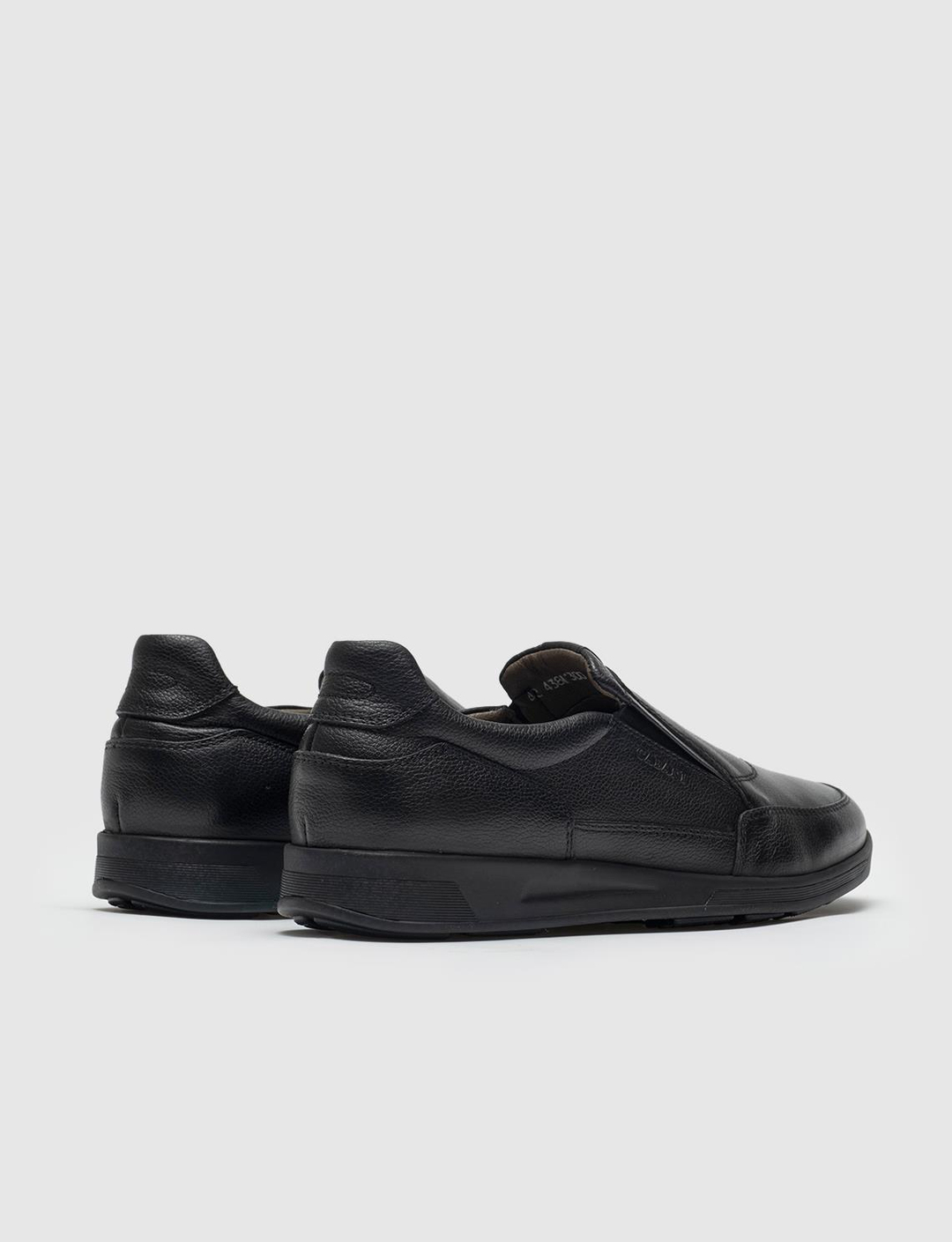 Genuine Leather Black Casual Shoes