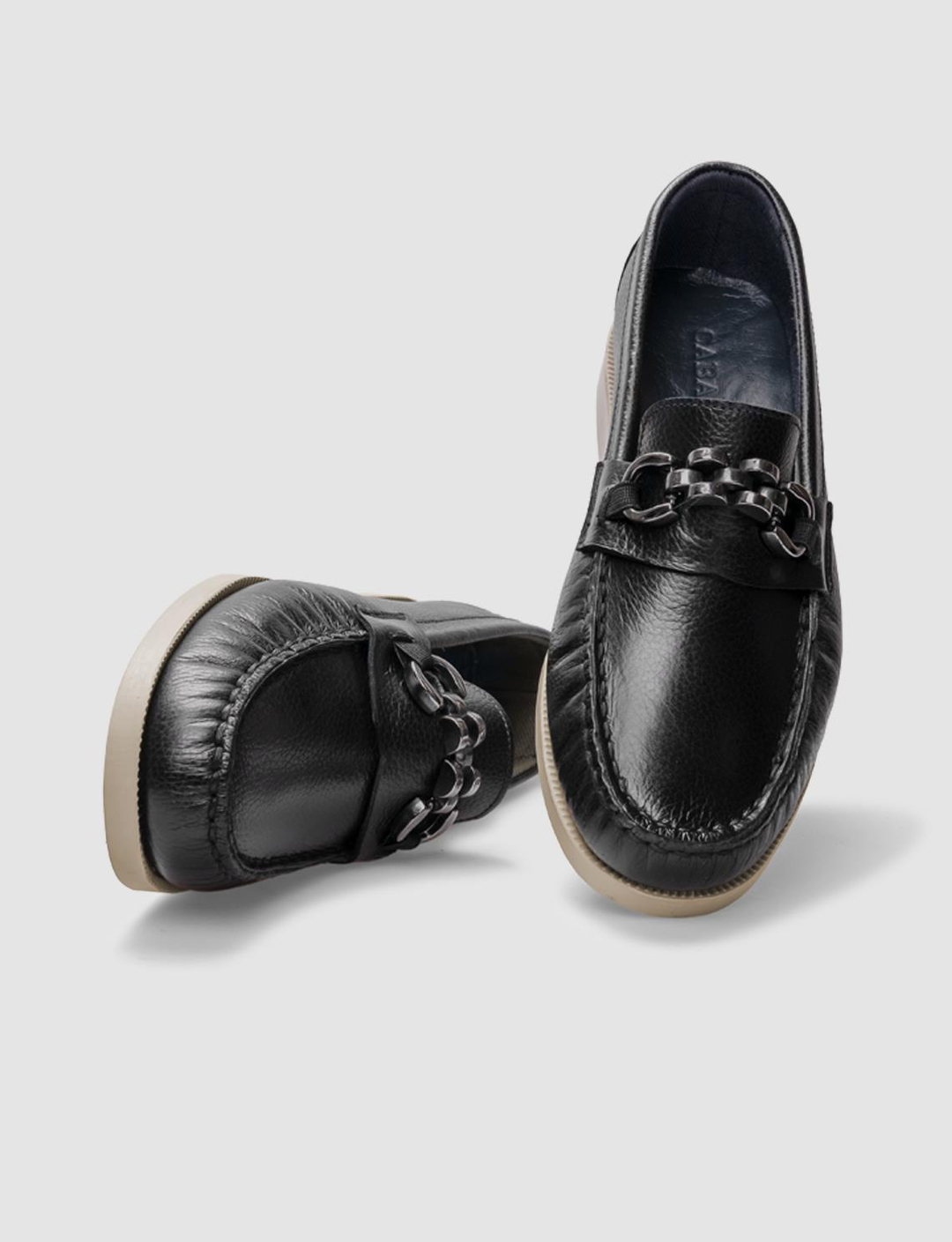 Hakiki Deri Siyah Kadın Ayakkabı