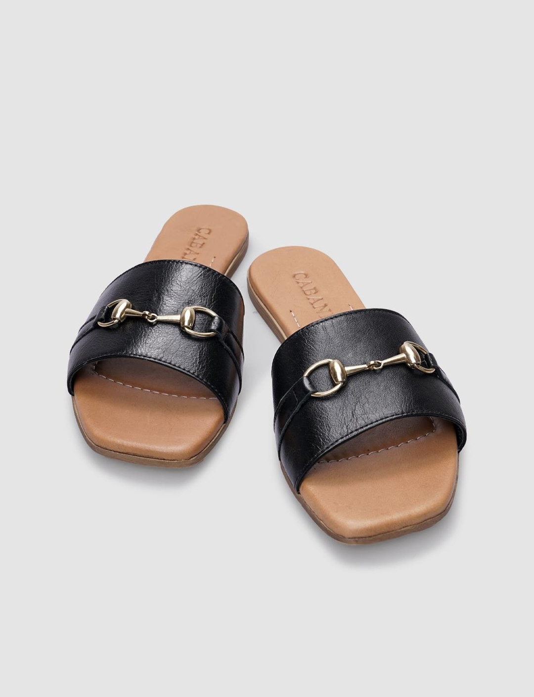 Hakiki Deri Siyah Kadın Terlik